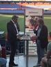 Johan Derksen en Jan Dirk Stouten in De Kuip