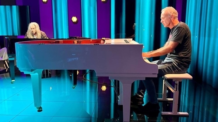 Jan Vayne en Herbert Dijkstra in theater